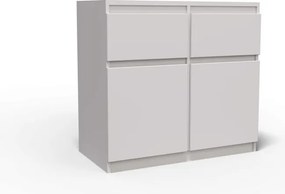 Washington 2S2F Komód Fehér