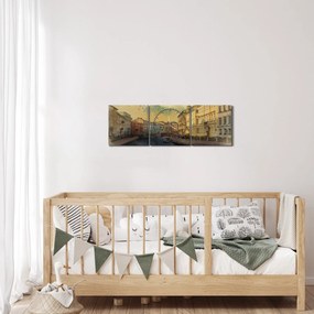 Kép - Moyka, folyó, St. Petersburg, Oroszország (órával) (90x30 cm)