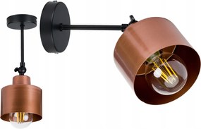 fali lámpa állítható loft fém réz