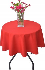 Abrosz Foltálló Pasztell Kerek Piros 130 CM Kör