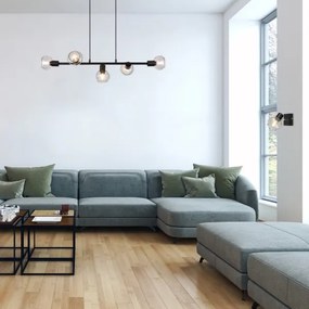 Rabalux 3297 - Csillár zsinóron SULLIVAN 5xE14/40W/230V