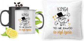 Kinga Mágikus bögre fényképes nyomott mintás párna szett