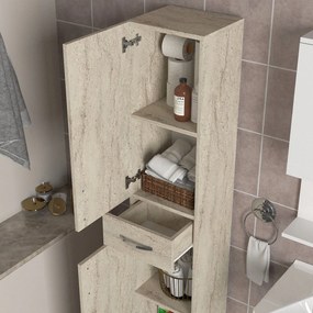 Fürdőszoba szekrény Selin 2 Doors 1 Drawer