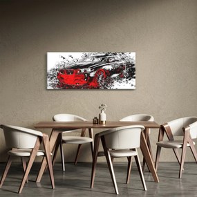 Kép - Festett autó akció közben (120x50 cm)