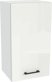 Konyhaszekrény felső 40/72 Capri korpusz Fehér front Fehér Akril Fényes