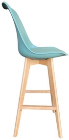 Skandináv Bárszék Mentakék Színben Montreal - Raktárról