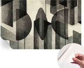 Öntapadós tapéta 3D fali furnér Geometrikus formák 416x254 cm