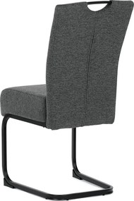 Jídelní židle, šedá, látka, DCL-E2008 GREY2