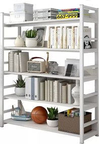 Fém vázas polcos szekrény 4 polcos 80x30x145cm fekete PG04-2