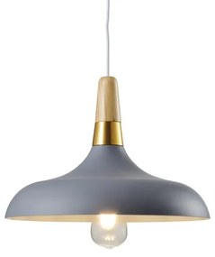 Lámpa Mennyezeti lámpatest SKANDI 1,7368,AC220-240V,50/60Hz,1*E27,IP20,átmérő 35CM,egyes,szürke