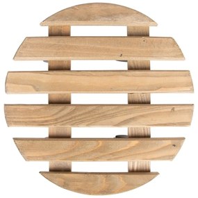 Fa gurulós virágállvány ø 29 cm (magasság 8 cm) Indoor &amp; Outdoor – Esschert Design