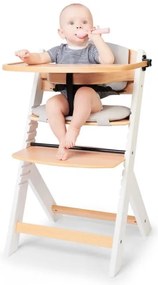 KINDERKRAFT - Gyerek étkezőszék ENOCK párnákkal szürke/fehér