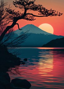 Poszter 13x18cm Hegy este