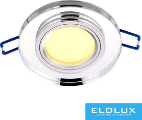 ELDLUX TEKLA süllyesztett lámpatest LED 3W NW GU10 króm