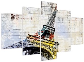 Kép - Az Eiffel-torony digitális művészete (150x105 cm)