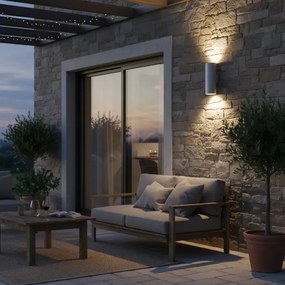 Ideal Lux - GUN kültéri fali lámpatest 1xE27/60W/230V 31 cm IP54 szürke
