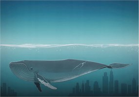 Fotótapéta Flizelina Nappali és Hálószoba Irodába Vízi harmónia 208x146 Ragasztó