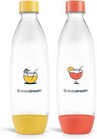 Sodastream Fuse Orange/Yellow palack 2x 1 l , mosogatógépben mosható