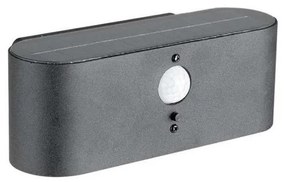 LED kültéri napelemes fali lámpa szenzorral LED/2,5W/3,7V 3000K IP54