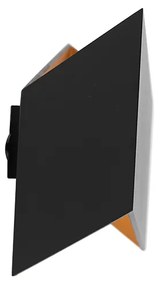 Design fali lámpa fekete arannyal - Fold