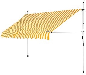 Detex® Sárga-fehér napellenző - 300 cm