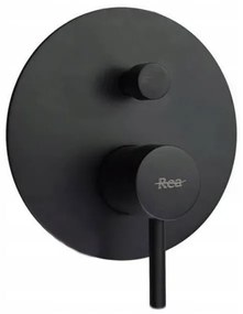 Rea Lungo - rejtett fürdő szett zuhanyzóval + doboz P6300 - komplett készlet, fekete, REA-P4112
