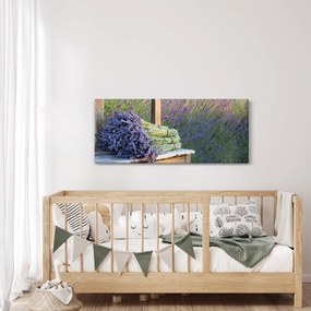 Kép - Levendula csokrok (120x50 cm)