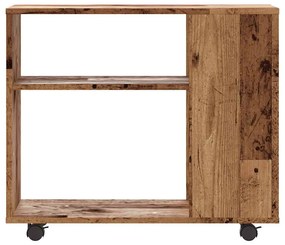 Oldalasztal Régi fa 70x35x55 cm műszaki fa
