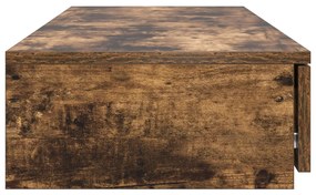 Ágyfiókok Füstölt Tölgy 120x36,5x16,5 cm Műanyag