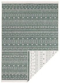 Kuba zöld-krémszínű kültéri szőnyeg, 80 x 150 cm - NORTHRUGS