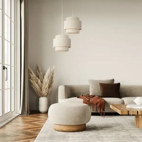 BOHO kábeles csillár 2xE27/60W/230V fehér