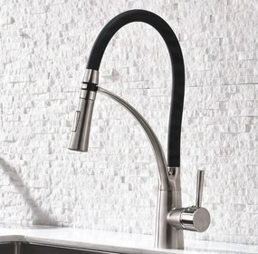 Mosogatócsaptelep EYN KC46919 kihúzható zuhanyfejjel és LED-fénnyel, több színváltozatban — Zöld