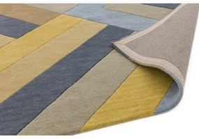 Big Zig szürke-sárga szőnyeg, 160 x 230 cm - Asiatic Carpets