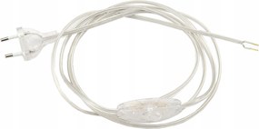 1,5 m-es csatlakozókábel dugóval és kapcsolóval loft retro Diy lámpákhoz