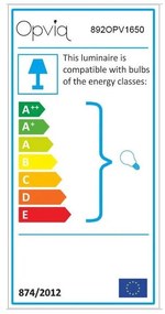 Fekete-aranyszínű függőlámpa ø 14 cm Kem – Opviq lights