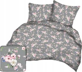 Fakéreg párnahuzat 50x60 78c grafit almafa virág