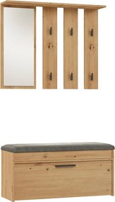 Parma előszobafal, tölgy