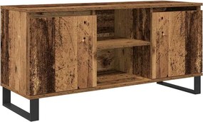 vidaXL TV szekrény Öreg fa 104 x 35 x 50 cm Faanyag