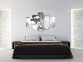 Kép - Vintage képeslap a városról N⁰3 (150x105 cm)