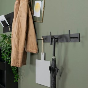 Fekete fém fali fogas Chapman – Spinder Design