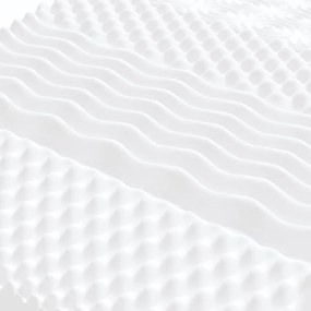 fehér 7 zónás 20 ILD keménységű habmatrac 200 x 200 cm