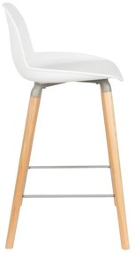 Alber Kuip 2 db fehér bárszék, ülésmagasság 65 cm - Zuiver