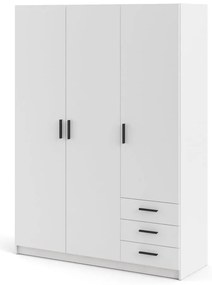 Fehér ruhásszekrény 147x200 cm Sprint – Tvilum