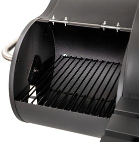 Faszenes kerti grillsütő füstölővel