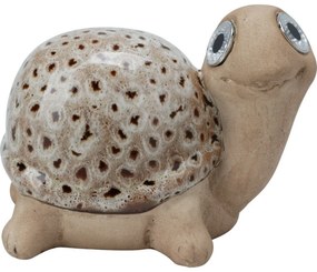 Napkollektoros kerti dekoráció Teknős, porcelán,11 x 6,6 x 13,5 cm