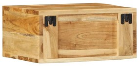 tömör akácfa falra szerelhető TV-szekrény 40x30x19 cm