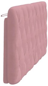 rózsaszín bársony fejtámla párna 160 cm