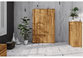 Tölgyfa ruhásszekrény 135x206 cm Vento 3 - The Beds