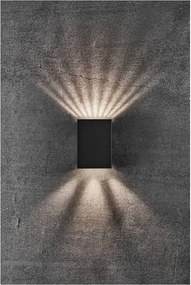 Nordlux modern kültéri fali lámpa fold 10 fekete nor2019041003 IP54