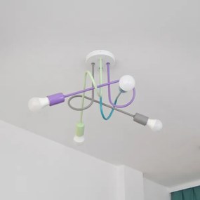 LED mennyezeti lámpa OXFORD 4xE27/10W/230V